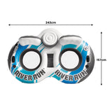 NNEDSZ Intex River Run 2 Blue Rapids Inflatable Floating Lake Tube