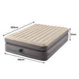 NNEDSZ Intex Dura-Beam Plus Queen Prime Comfort Elevated Air Mattress