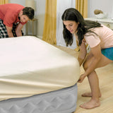 NNEDSZ Intex Dura-beam Deluxe Supreme Air-flow Air Mattress - Queen