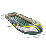 NNEDSZ Intex Seahawk 4 Inflatable Boat Set - 4 Person