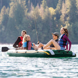 NNEDSZ Intex Seahawk 4 Inflatable Boat Set - 4 Person