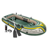 NNEDSZ Intex Seahawk 3-person Inflatable Boat Set