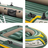 NNEDSZ Intex Seahawk 3-person Inflatable Boat Set