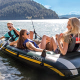 NNEDSZ Intex Seahawk 3-person Inflatable Boat Set