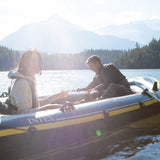 NNEDSZ Intex Seahawk 3-person Inflatable Boat Set