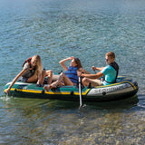 NNEDSZ Intex Seahawk 3-person Inflatable Boat Set