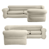 NNEDSZ Intex Corner Sofa Inflatable Couch - L-shaped Corner Sofa