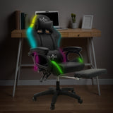 NNEDSZ Intex Spire Onyx Led Massage Gaming Chair - Black