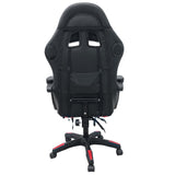 NNEDSZ Intex Spire Onyx Led Massage Gaming Chair - Red And Black