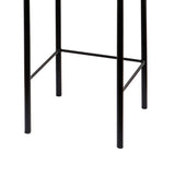 NNEDSZ Sarantino Cedric Bar Stool W/ High-density Foam Upholstered In Pu Leather Sturdy Iron Frame Green