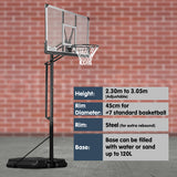 NNEDSZ Height-Adjustable Basketball Portable Hoop for Kids and Adults