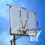NNEDSZ Height-Adjustable Basketball Portable Hoop for Kids and Adults