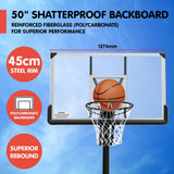 NNEDSZ Height-Adjustable Basketball Portable Hoop for Kids and Adults