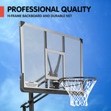NNEDSZ Height-Adjustable Basketball Portable Hoop for Kids and Adults