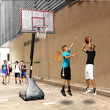 NNEDSZ Portable Basketball Ring Stand w/ Adjustable Height Ball Holder