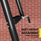 NNEDSZ Portable Basketball Ring Stand w/ Adjustable Height Ball Holder