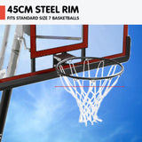 NNEDSZ Portable Basketball Ring Stand w/ Adjustable Height Ball Holder