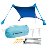 NNEDSZ Beach Tent Canopy Sunshade 2m X 2m - Blue
