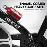 NNEDSZ Home Gym Flywheel Exercise Spin Bike - Black