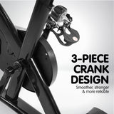 NNEDSZ Home Gym Flywheel Exercise Spin Bike - Black