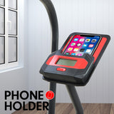 NNEDSZ Air Resistance Fan Exercise Bike for Cardio - Red