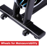 NNEDSZ RX-600 Exercise Spin Bike Cardio Cycle - Blue
