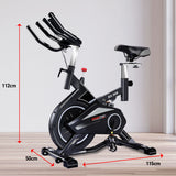 NNEDSZ RX-900 Exercise Spin Bike Cardio Cycling - Silver