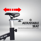 NNEDSZ RX-900 Exercise Spin Bike Cardio Cycling - Silver
