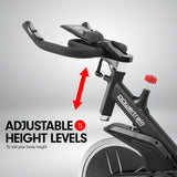 NNEDSZ RX-200 Exercise Spin Bike Cardio Cycling - Black