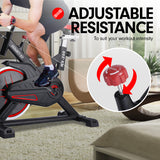 NNEDSZ RX-200 Exercise Spin Bike Cardio Cycling - Red