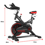 NNEDSZ RX-200 Exercise Spin Bike Cardio Cycling - Red