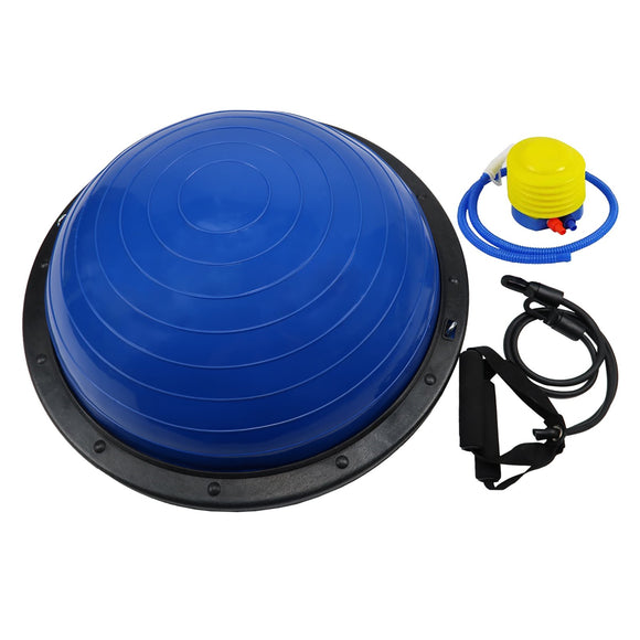 NNEDSZ Fitness Yoga Ball Home Gym Workout Balance Trainer Blue