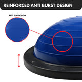 NNEDSZ Fitness Yoga Ball Home Gym Workout Balance Trainer Blue