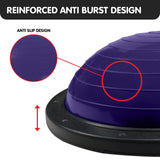 NNEDSZ Fitness Yoga Ball Home Gym Workout Balance Trainer Purple