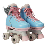 NNEDSZ Circle Society Adjustable Kids Quad Roller Skates In Cotton Candy