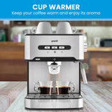 NNEDSZ Pronti 1.6L Automatic Coffee Espresso Machine with Steam Frother