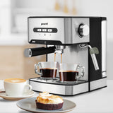 NNEDSZ Pronti 1.6L Automatic Coffee Espresso Machine with Steam Frother