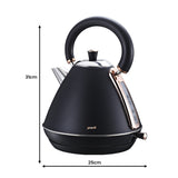 NNEDSZ Pronti Toaster, Kettle & Coffee Machine Breakfast Set - Black