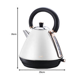 NNEDSZ Pronti Toaster, Kettle & Coffee Machine Breakfast Set - White