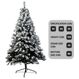 NNEDSZ Christabelle Snow-Tipped Artificial Christmas Tree 1.5m - 550 Tips