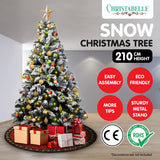NNEDSZ Christabelle Snow-Tipped Artificial Christmas Tree 2.1m 1200 Tips