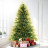 NNEDSZ Christabelle 1.8m Prelit Everglow Fir Christmas Tree With 300 Led Lights