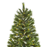 NNEDSZ Christabelle 1.2m Prelit Lumina Pine Christmas Tree With 150 Led Lights