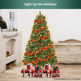 NNEDSZ Christabelle 1.2m Prelit Lumina Pine Christmas Tree With 150 Led Lights