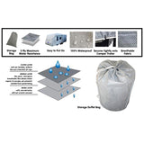 NNEDSZ Heavy Duty Caravan Cover 18-20ft