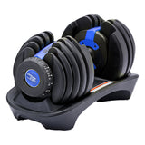 NNEDSZ  24KG Adjustable Home Gym Dumbbell - Blue
