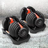 NNEDSZ 48k Adjustable Dumbbell Home Gym Set