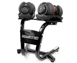NNEDSZ 2x 24kg  Adjustable Dumbbells with Stand