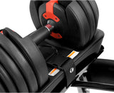 NNEDSZ 2x 24kg  Adjustable Dumbbells with Stand