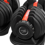 NNEDSZ 2x 24kg  Adjustable Dumbbells with Stand